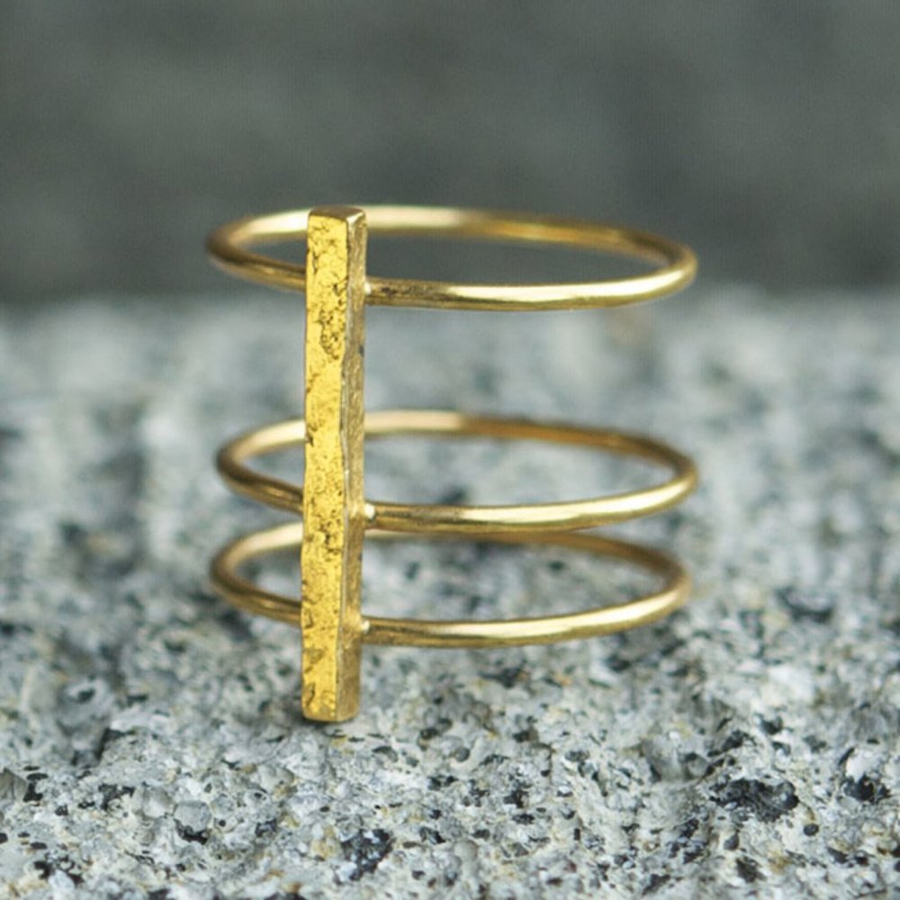 Bauxo Gold Individual Ring NWT!!